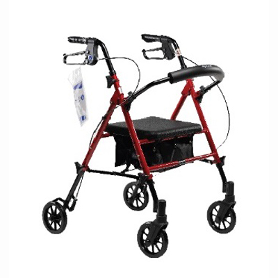 10204 Dynarex DynaGo Flex Adjustable Height Rollator, Adj. seat height, Aluminum, 1 Box/Case Questions & Answers