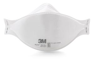 9210+ 3M Health Care Particulate Respirator, N95, Braided Headband, Chin Tab, 20/bx Questions & Answers