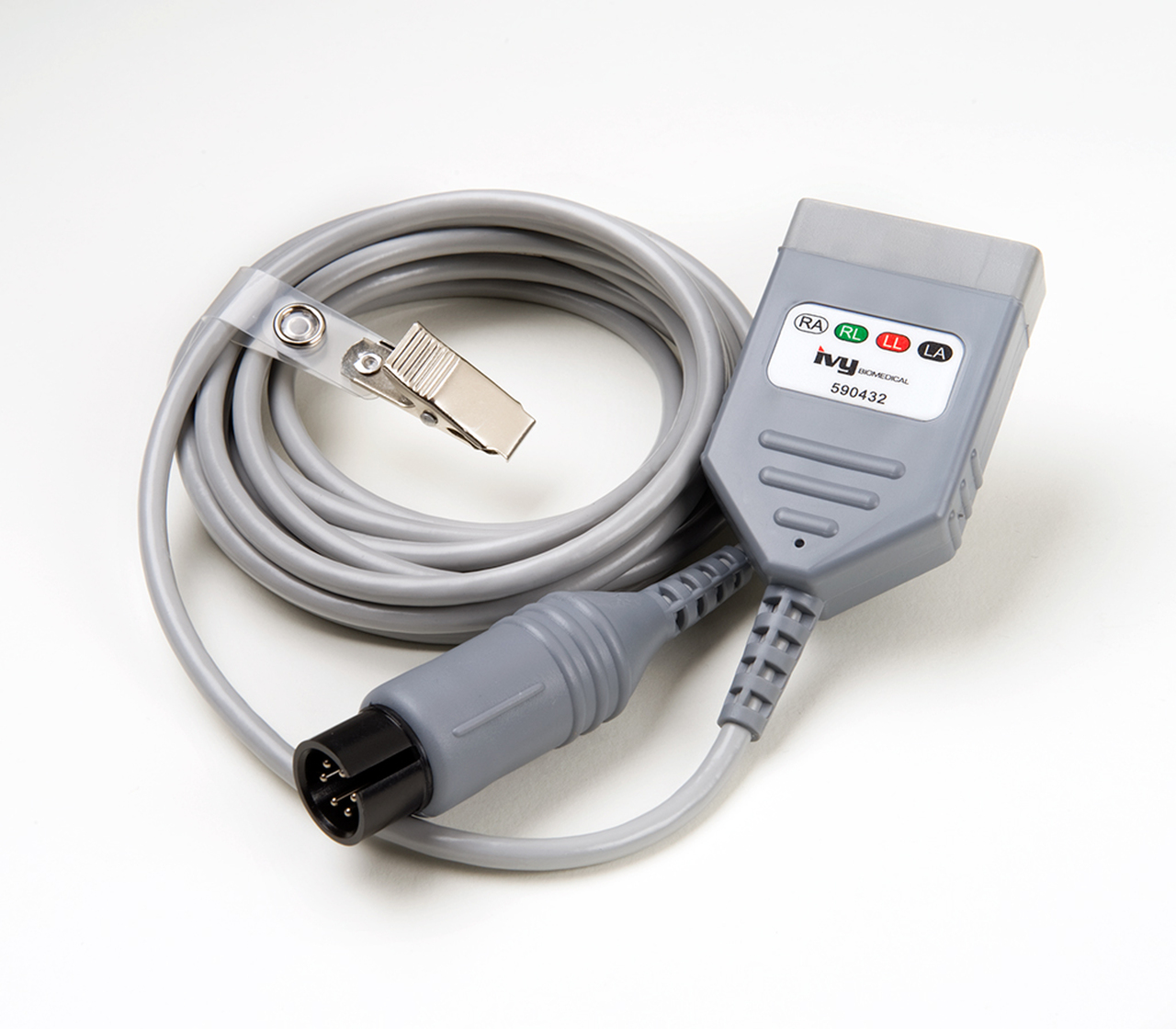 Ivy Biomedical Systems 590478 10 ft ECG Trunk 4 Lead AHA-IEC Universal Patient Cable Questions & Answers