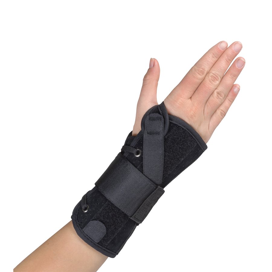 434-RT-XS Hely & Weber Suede Lacing Wrist Orthosis, Short XS 1/EA Questions & Answers