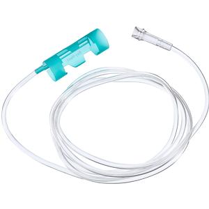 I have the trach vent + hme, how do I attach oxygen to the trach vent + hme?