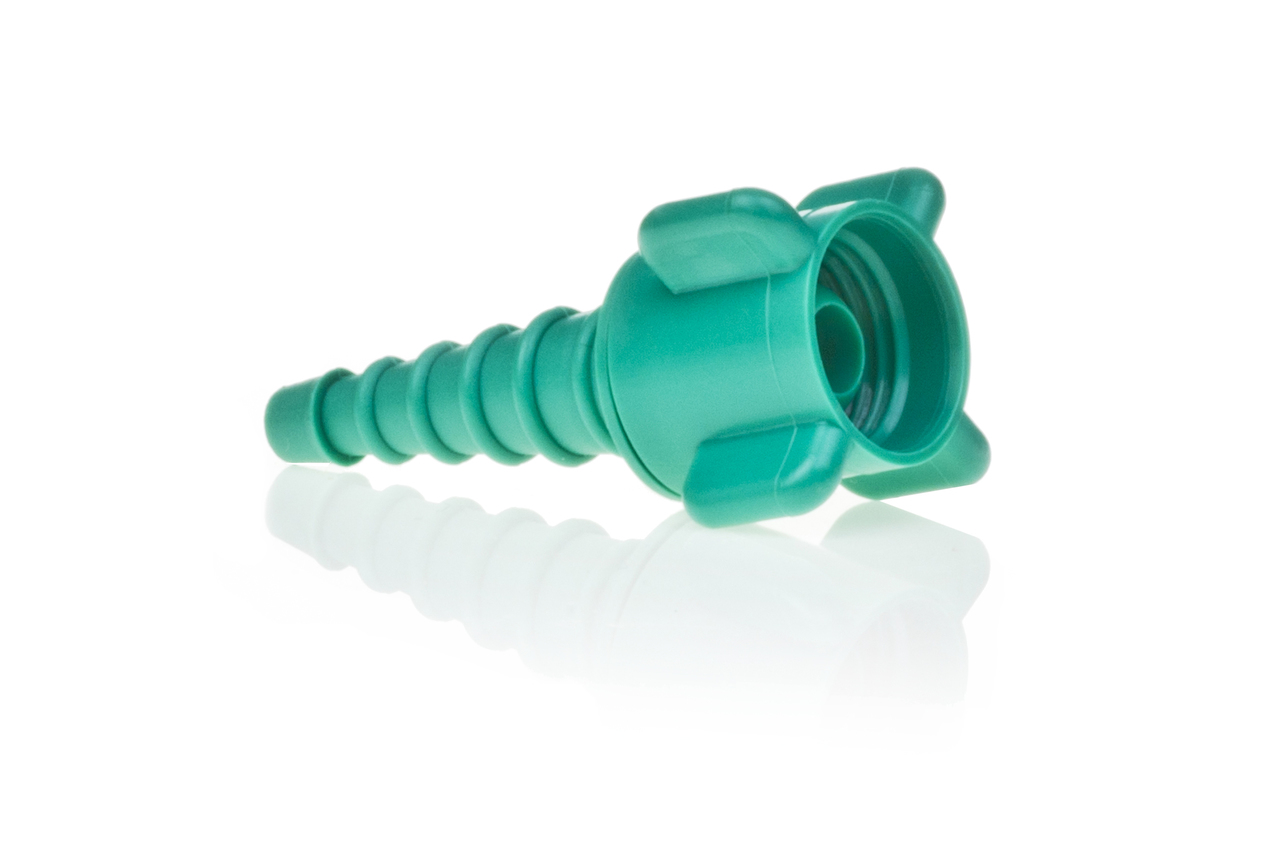 2555 Medline (formerly Teleflex) Plastic Nipple & Nut, 50/CS Questions & Answers