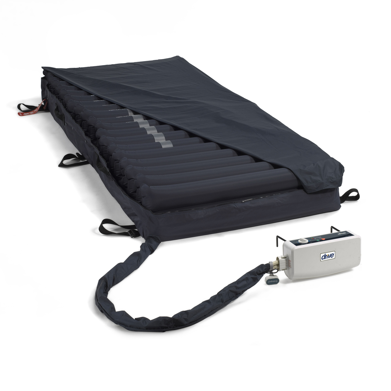 14026 Drive Medical Med-Aire Melody Alternating Pressure and Low Air Loss Mattress Replacement System Questions & Answers