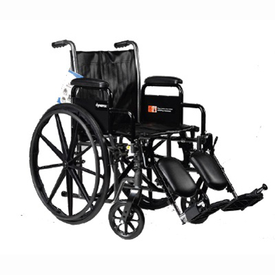 10228 Dynarex DynaRide Wheelchair 20" Detachable Full Arm with FR, 20" W, 16" D, Black/Silver, 1/Box Questions & Answers