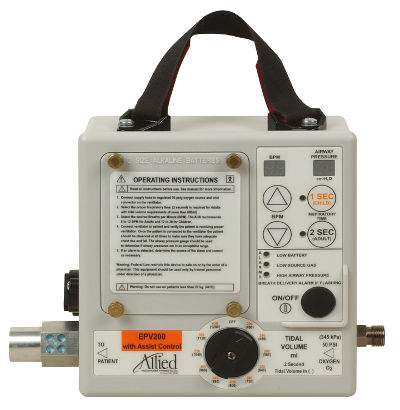 Allied EPV200 Portable Ventilator (Each) Questions & Answers