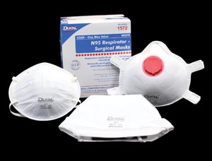 1571 Dukal Corporation N95 Respirator & Surgical Mask, White, Cone, 20/bx, 20 bx/cs (Orders are Non-Cancellable & Non-Returnable) (Temporarily Unavailable for Sale Due to Manufacturer Backorder with No Expected Release Date) Questions & Answers